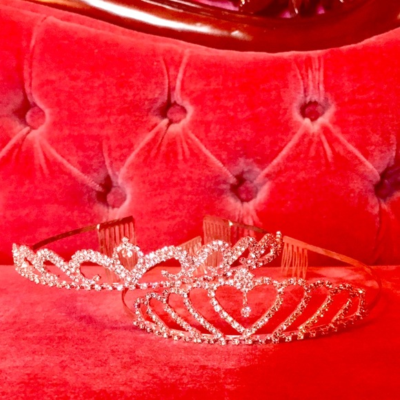 Two pageant rhinestone tiaras - Picture 1 of 4